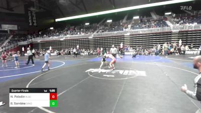 81 lbs Quarterfinal - Nixon Paladin, Black Fox Wrestling Academy vs Braxten Sombke, Dakota Boyz WC