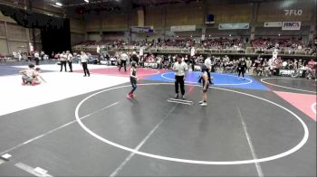 69 lbs Consi Of 4 - Austin French, Bearcave WC vs Bradlee Baker, Creede Miners Wrestling