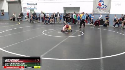 92 lbs Champ. Round 1 - Dayton Samuelson, Bethel Freestyle Wrestling Club vs Levi Connolly, Interior Grappling Academy