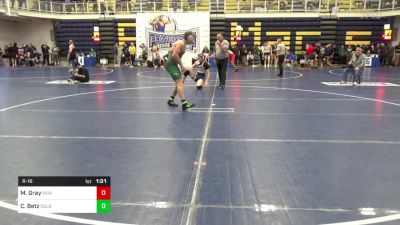 189 lbs R-16 - Mark Gray, Kiski Area vs Carl Betz, Delbarton-NJ