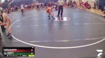 75 lbs Round 1 (6 Team) - Eli Merritt, Ohio Hazards vs Lachlan Smith, Carolina Reapers