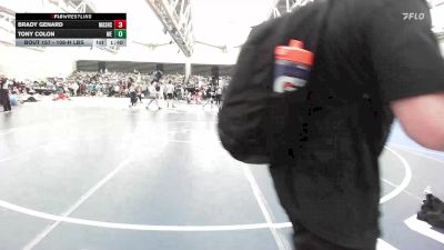 108-H lbs Round Of 16 - Brady Genard, Mat Assassins vs Tony Colon, Me