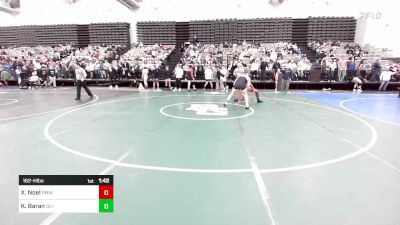 162-H lbs Round Of 64 - Xavier Noel, Pocono Mountain West vs Kevin Baran, Olympic