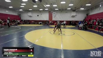 192 lbs Cons. Round 1 - JaKai Bell, Castro Valley High School vs Nasim Mansour, Albany High School