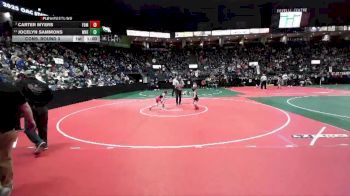 54 lbs Cons. Round 3 - Carter Myers, FDMA vs Jocelyn Sammons, WNE1