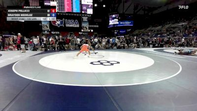 132 lbs Cons. Sub-rd Of 32 - Joseph Pellicci, CT vs Brayden Medelez, OR