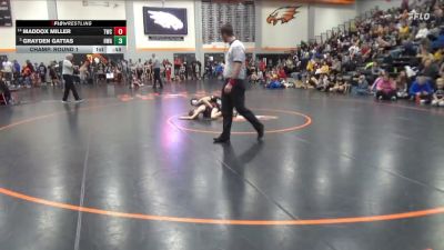 66 lbs Champ. Round 1 - Grayden Gattas, Hawkeye Wrestling Academy vs Maddox Miller, Tiger Wrestling Club