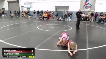 73 lbs 5th Place Match - Mary Ellen Webb, Pioneer Grappling Academy vs Eowyn Esmay, Baranof Bruins Wrestling Club