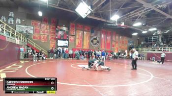 150 lbs Cons. Round 2 - Cameron Sommers, Franklin vs Andrew Hagan, Evansville Memorial