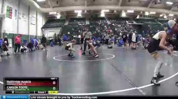 77 lbs Round 4 (6 Team) - Mathysin Marco, Nebraska Titans vs Carson Foote, Midwest Destroyers
