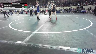86 lbs Consi Of 8 #2 - Brayden Barajas, Grove Takedown Club vs Brennan Guerra, Newcastle Youth Wrestling