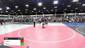 102 lbs Consi Of 16 #1 - Matthew Salas, Silverback WC vs Easton Olson, Sanderson Wr Acd