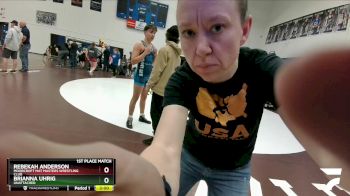 112-117 lbs 1st Place Match - Rebekah Anderson, Moorcroft Mat Masters Wrestling Club vs Brianna Uhrig, Unattached