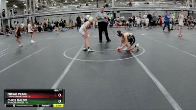 88 lbs Semis (4 Team) - Micah Pearl, Team Germantown vs Chris Baldo, Dragons United