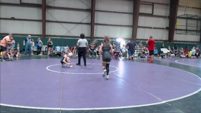 75 lbs 7th Place Match - Kylie Ross, OHTC vs Laney Grimes, Marysville