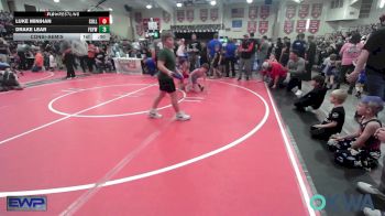 52-57 lbs Consolation - Delaney Pritchard, Bristow Wrestling vs Nevalee Petty, Skiatook Youth Wrestling