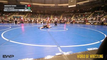 110 lbs Round Of 64 - Brendon Burns, Kansas Young Guns vs Knox Porter, Sebolt Wrestling Academy