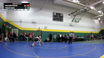 150 lbs Cons. Round 5 - Braxden Martin, Perkins vs Phillip Hash, River Valley (bidwell)