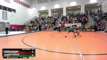 126 lbs Cons. Round 3 - Mateen Roohani, Canyon Crest Academy vs Maximus Fuentes, Mar Vista