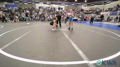 54 lbs Rr Rnd 3 - Paisley Newell, Lone Grove Takedown Club vs Naomi Smith, Kingfisher YellowJackets