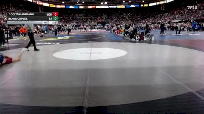 3A 106 lbs Cons. Round 3 - Blade Capell, West Jefferson vs Colton Ammann, Nampa Christian