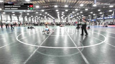 120 lbs Round Of 32 - Anabelle Serratos, CA vs Abigail DeBerry, VA