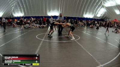 105 lbs Round 3 (8 Team) - Gunner Perkins, Westshore vs Dylan Osolin, Lake WC