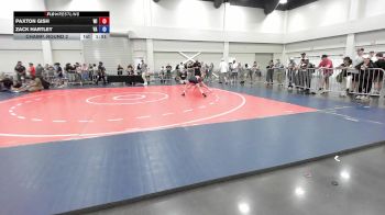 120 lbs Champ. Round 2 - Paxton Gish, WI vs Zack Hartley, VA