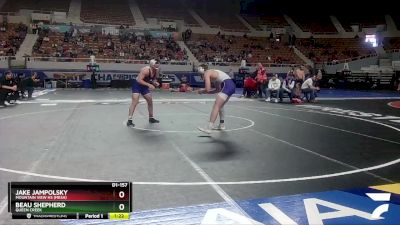 D1-157 lbs Quarterfinal - Jake Jampolsky, Mountain View Hs (Mesa) vs Beau Shepherd, Queen Creek