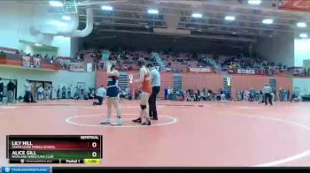 87 lbs Semifinal - Lily Hill, Salem Lions Middle School vs Alice Gill, Highland Wrestling Club