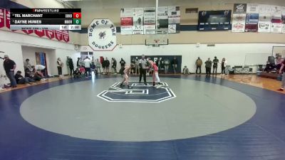 126 lbs Semifinal - Dayne Humes, Moorcroft vs Tel Marchant, Sundance