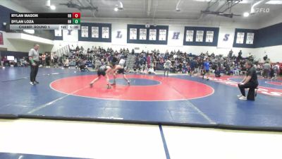 108 lbs Champ. Round 1 - Rylan Mason, Riverside Rascals vs Dylan Loza, Rough House