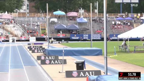 Youth Boys' 400m, Semi-Finals 6 - Age 14
