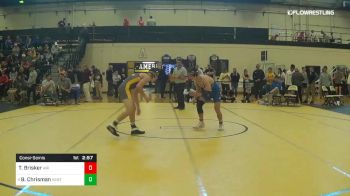 Consolation - Trey Brisker, Air Force vs Brady Chrisman, Kent State