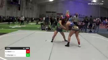 130 lbs 5th Place - Katie Ward, Mcqueen vs Taydem Khamjoi, Swamp Monsters