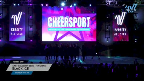 East Celebrity Elite - Hingham - BLACK ICE [2024 L6 U18 NT Day 1] 2024 CHEERSPORT National All Star Cheerleading Championship
