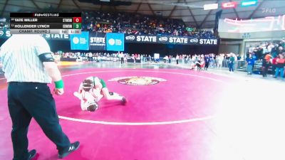 Boys 3A 120 lbs Champ. Round 2 - Hollender Lynch, Edmonds-Woodway vs Tate Miller, Stanwood