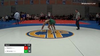 128 lbs Quarterfinal - Jacob Spears, Bakersfield vs Jason Miranda, Poway