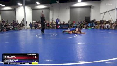 187 lbs Semis & 1st Wrestleback (8 Team) - Hoss Davis, Colorado Red vs Jesse Howard, South Carolina