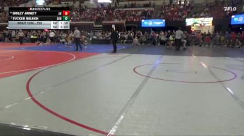 220 lbs Champ. Round 1 - Tucker Nelson, Minot High School vs Briley Arnett, Ambush Wrestling