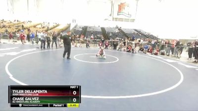 65 lbs Cons. Semi - Chase Galvez, B2 Wrestling Academy vs Tyler DellaPenta, Eden Wrestling Club