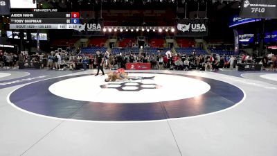 138 lbs Cons. Rd Of 32 - Aiden Hahn, MO vs Toby Shipman, OK