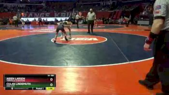 1 lbs Cons. Round 2 - Culan Lindemuth, Coal City vs Aiden Larsen, Yorkville (Christian)