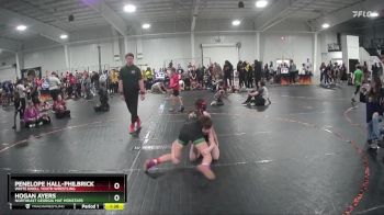 115 lbs Round 2 - Penelope Hall-Philbrick, White Knoll Youth Wrestling vs Hogan Ayers, Northeast Georgia Mat Monstars