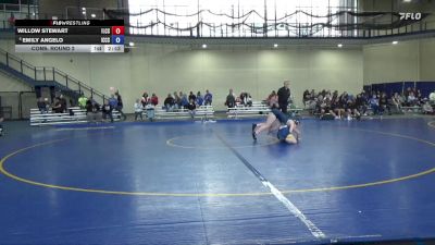 145 lbs Cons. Round 2 - Willow Stewart, Iowa Lakes CC vs Emily Angelo, Iowa Central Community College