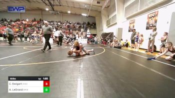 90 lbs Quarterfinal - Crew Swigart, Choctaw Ironman vs Abigail LeGrand, Sperry Wrestling Club