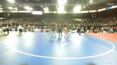 145 lbs Cons. Round 1 - Kamryn Lockart, Lewiston vs Ellery Koogler, Parma