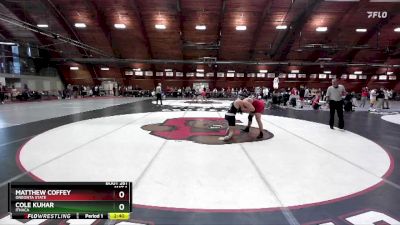 165 lbs Cons. Round 5 - Matthew Coffey, Oneonta State vs Cole Kuhar, Ithaca