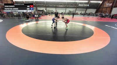 126A lbs Rr Rnd 3 - Evan Sanati, Integrity Wrestling Club vs Papikyan Armen, Armenia