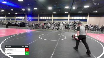 144 lbs Quarterfinal - Gavin Wallace, Unattached/Bixby Oklahoma vs Jullien Mejia, Atc